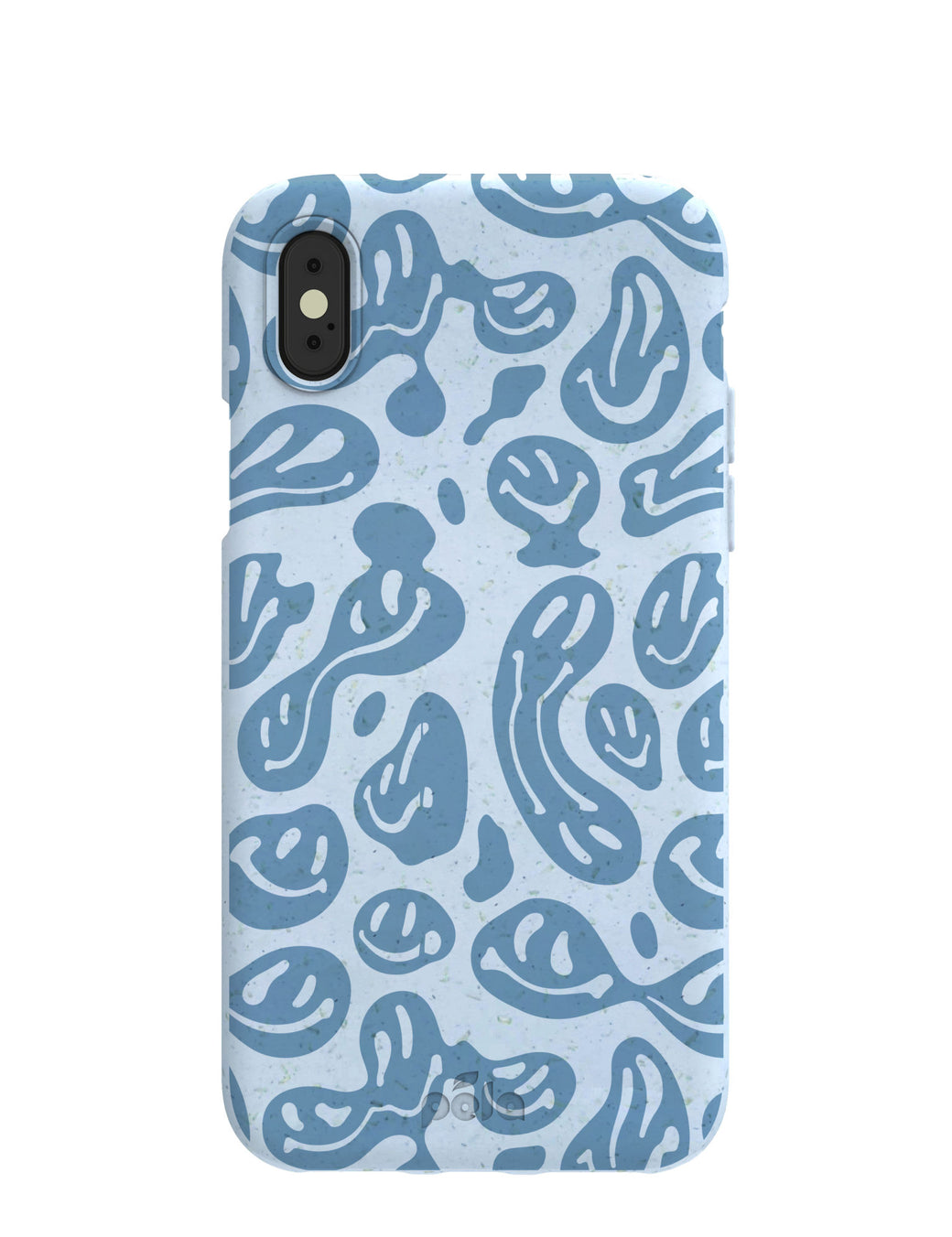 Powder Blue Melting Faces iPhone X Case