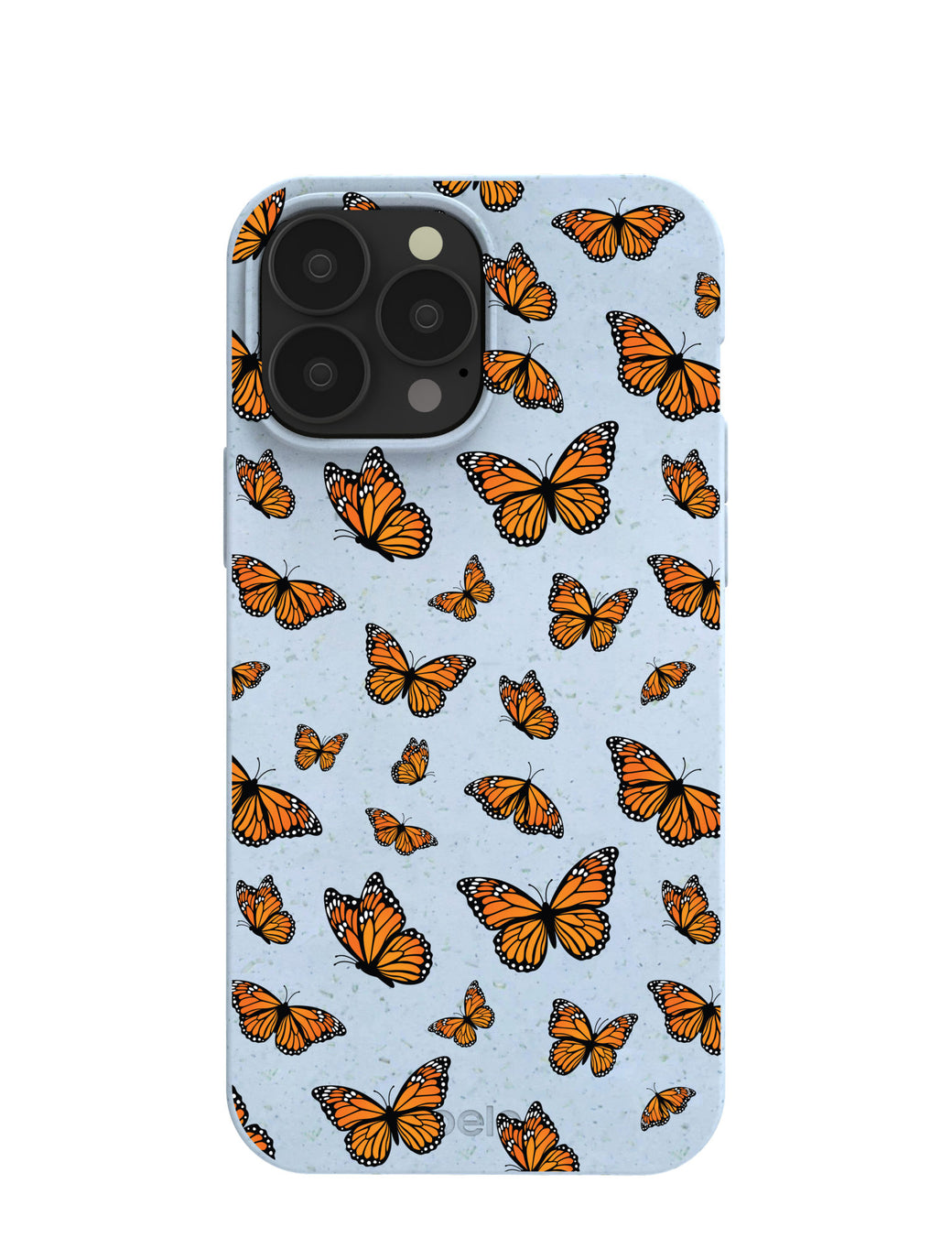 Powder Blue Monarchs in flight iPhone 13 Pro Max Case