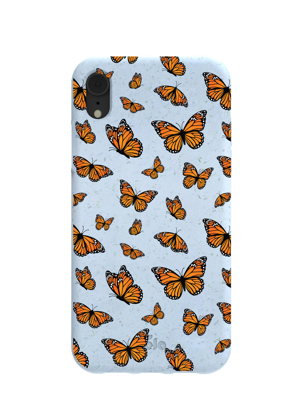 Powder Blue Monarchs in flight iPhone XR Case