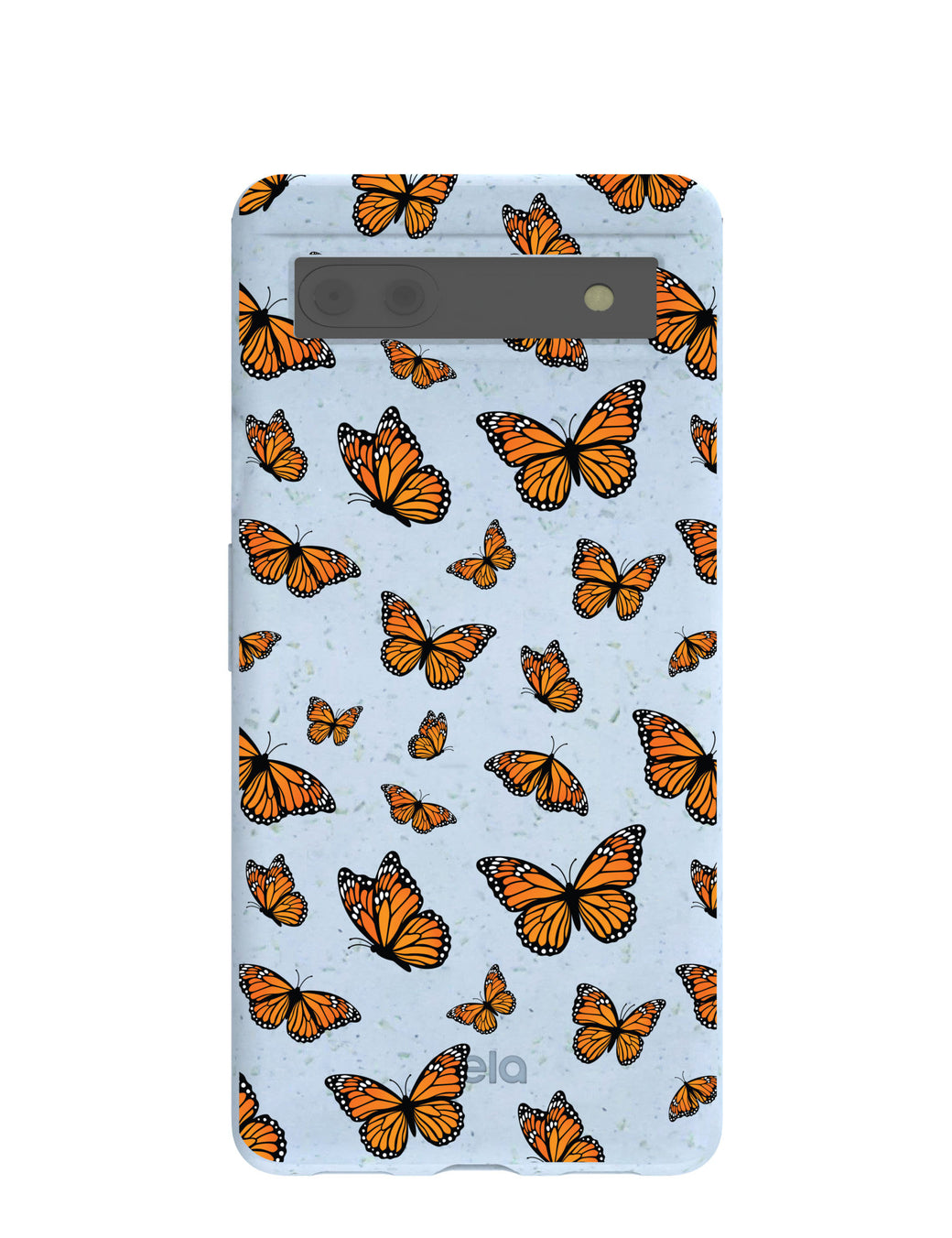 Powder Blue Monarchs in flight Google Pixel 6a Case