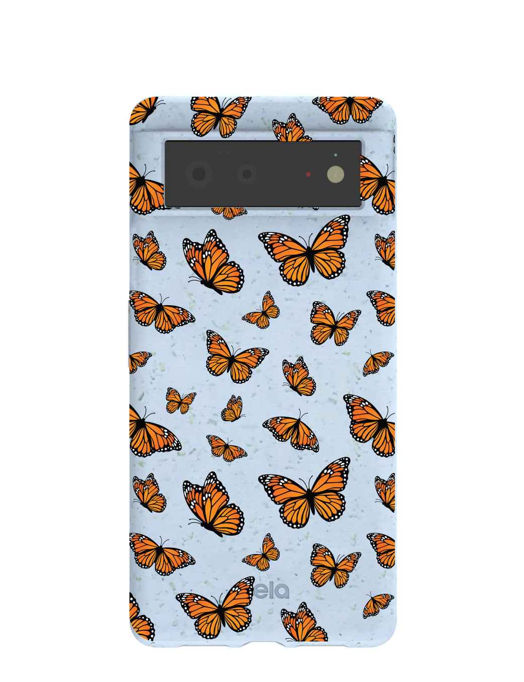 Powder Blue Monarchs in flight Google Pixel 6 Case