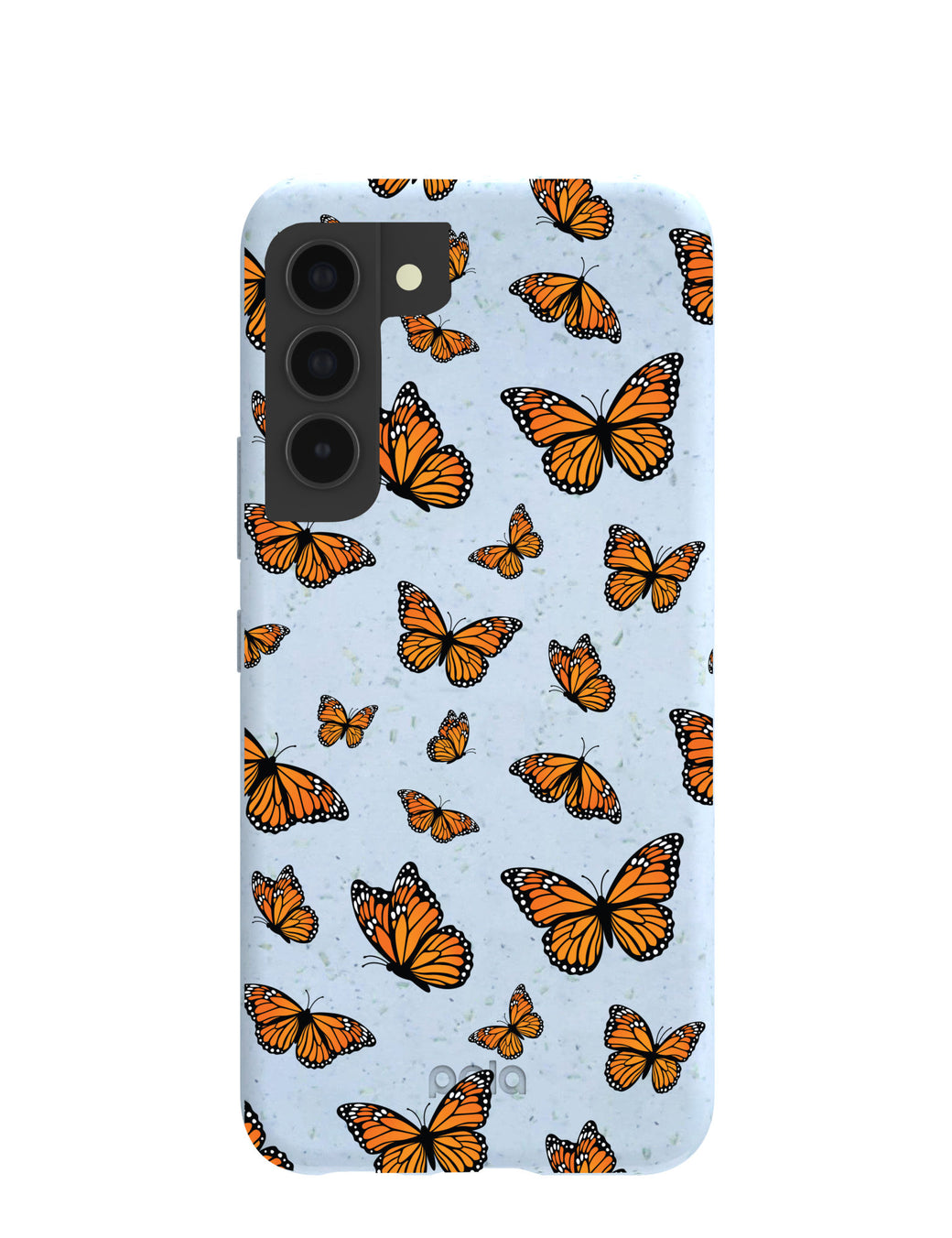 Powder Blue Monarchs in flight Samsung Galaxy S22 Case