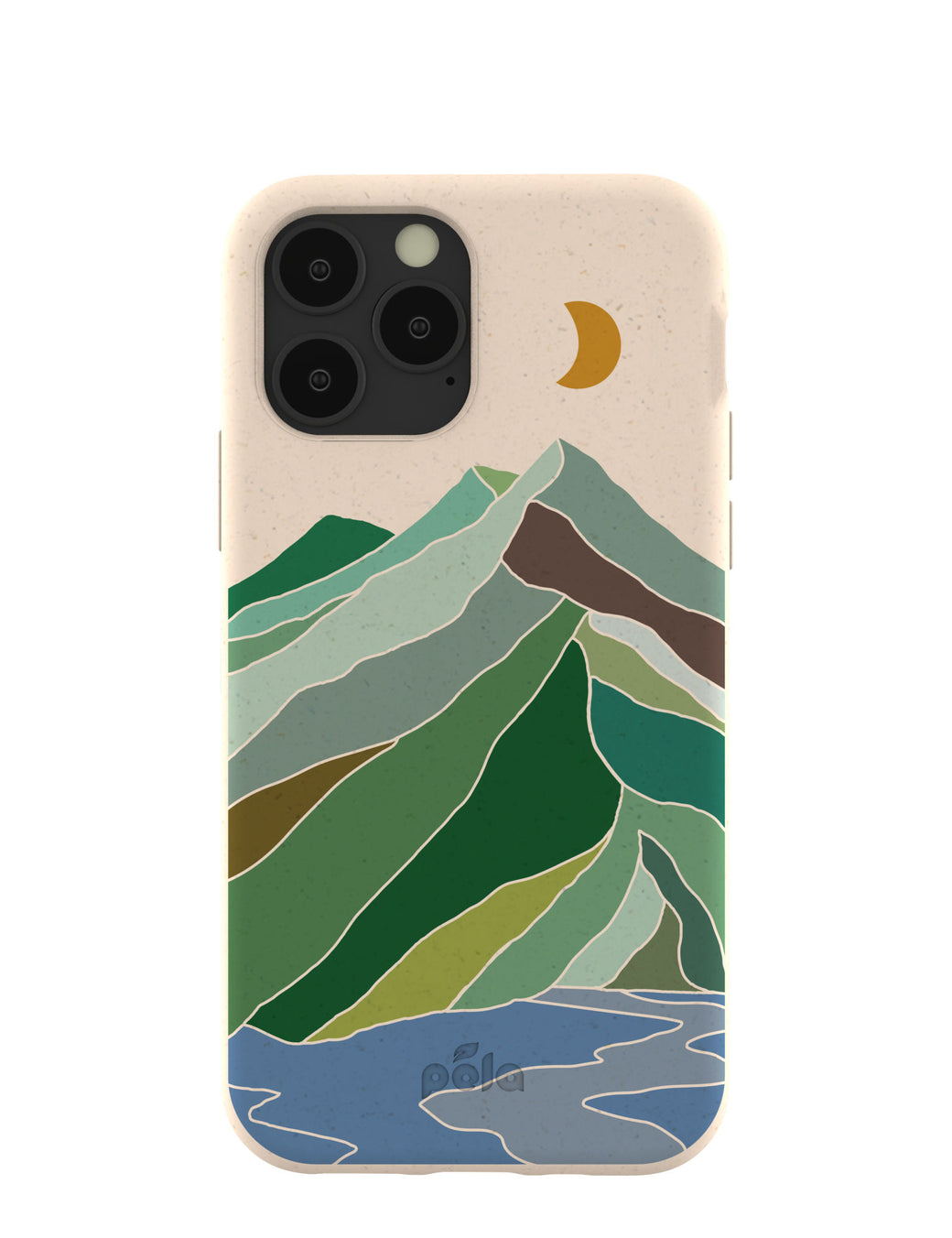 Seashell Mountain Sketch iPhone 11 Pro Case