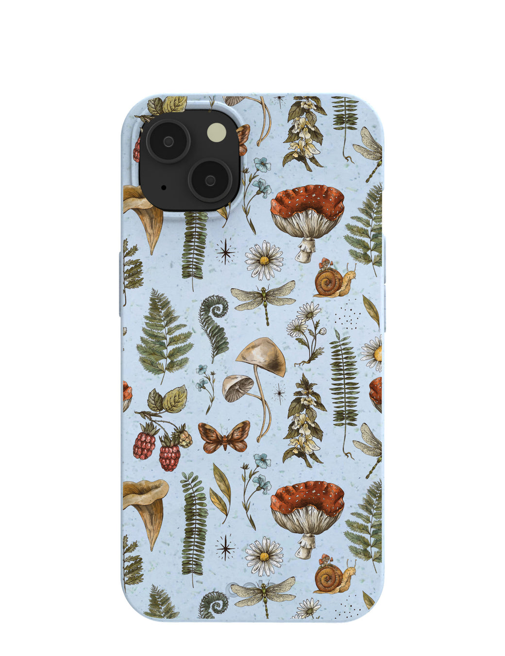 Powder Blue Nature walks iPhone 13 Case