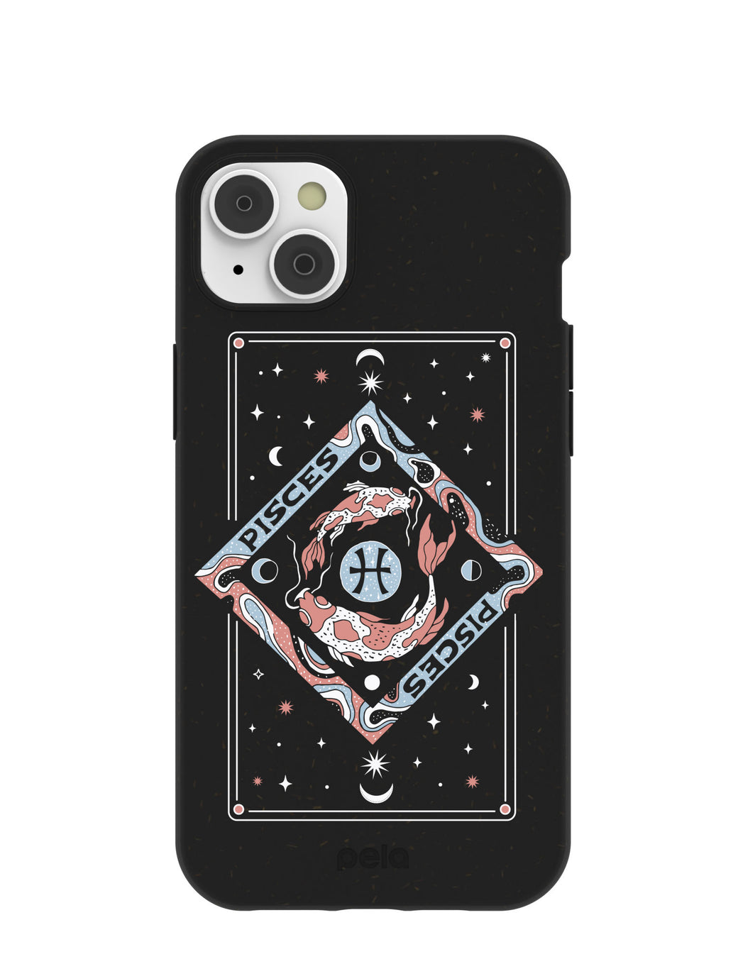 Black Pisces iPhone 14 Plus Case with MagSafe Module