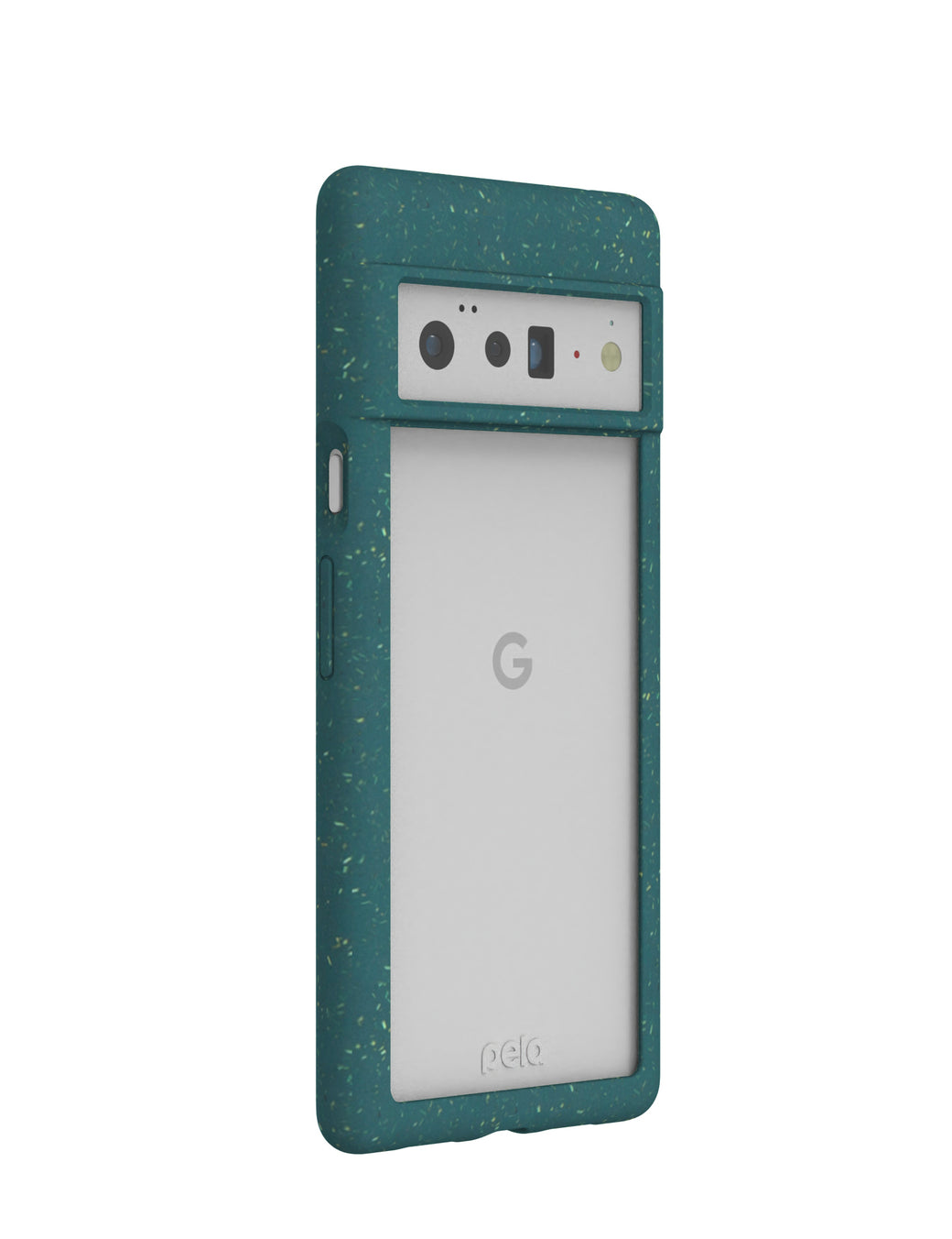 Clear Google Pixel 6 Pro Case with Green Ridge