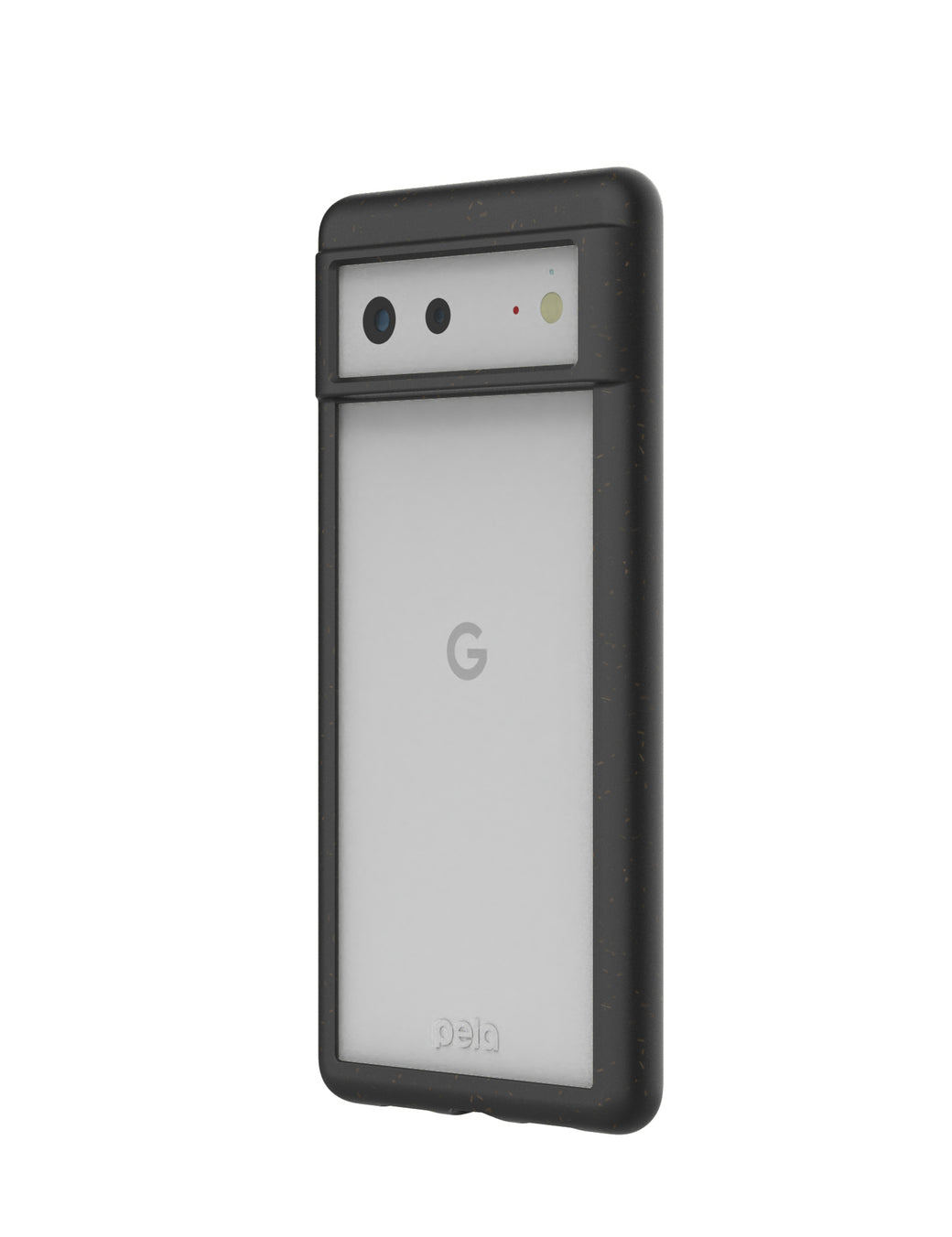 Clear Google Pixel 6 Case with Black Ridge