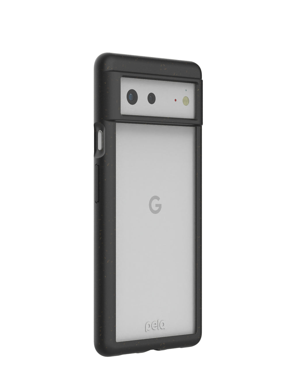 Clear Google Pixel 6 Case with Black Ridge