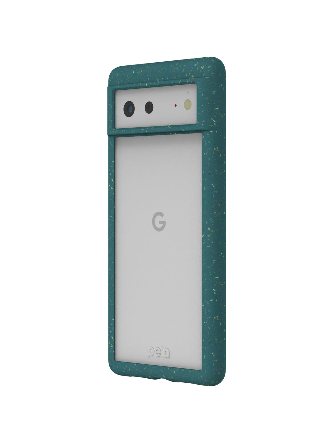 Clear Google Pixel 6 Case with Green Ridge