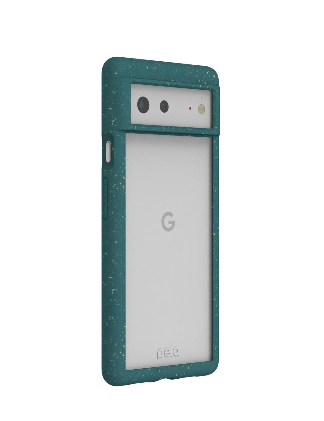 Clear Google Pixel 6 Case with Green Ridge