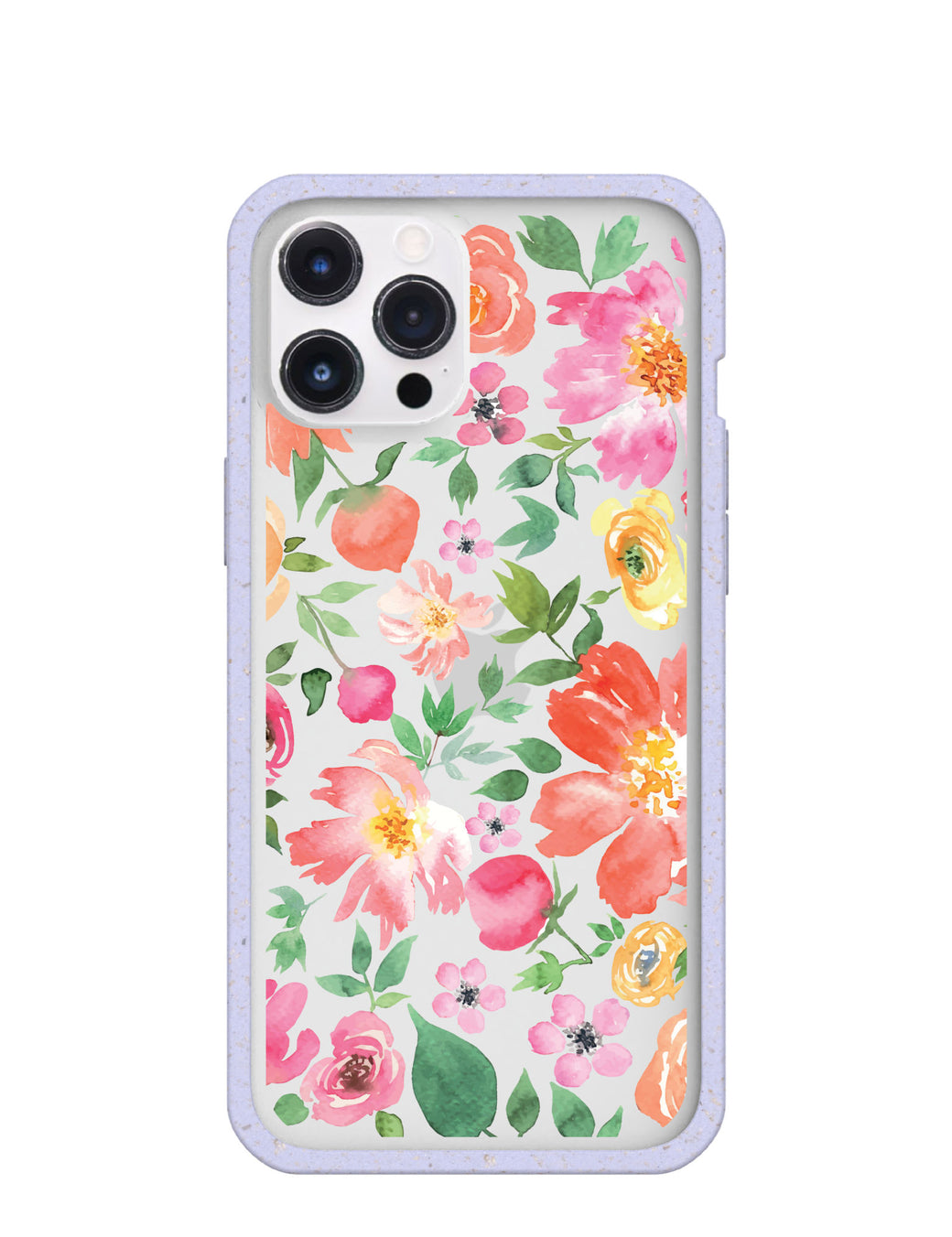 Clear Prairie Florals iPhone 12 Pro Max Case With Lavender Ridge