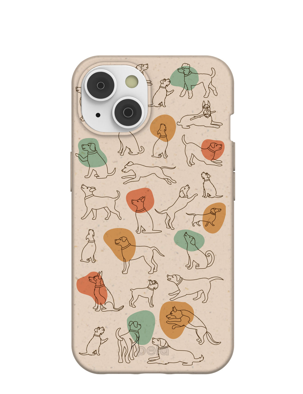 Seashell Puppers iPhone 14 Case with MagSafe Module