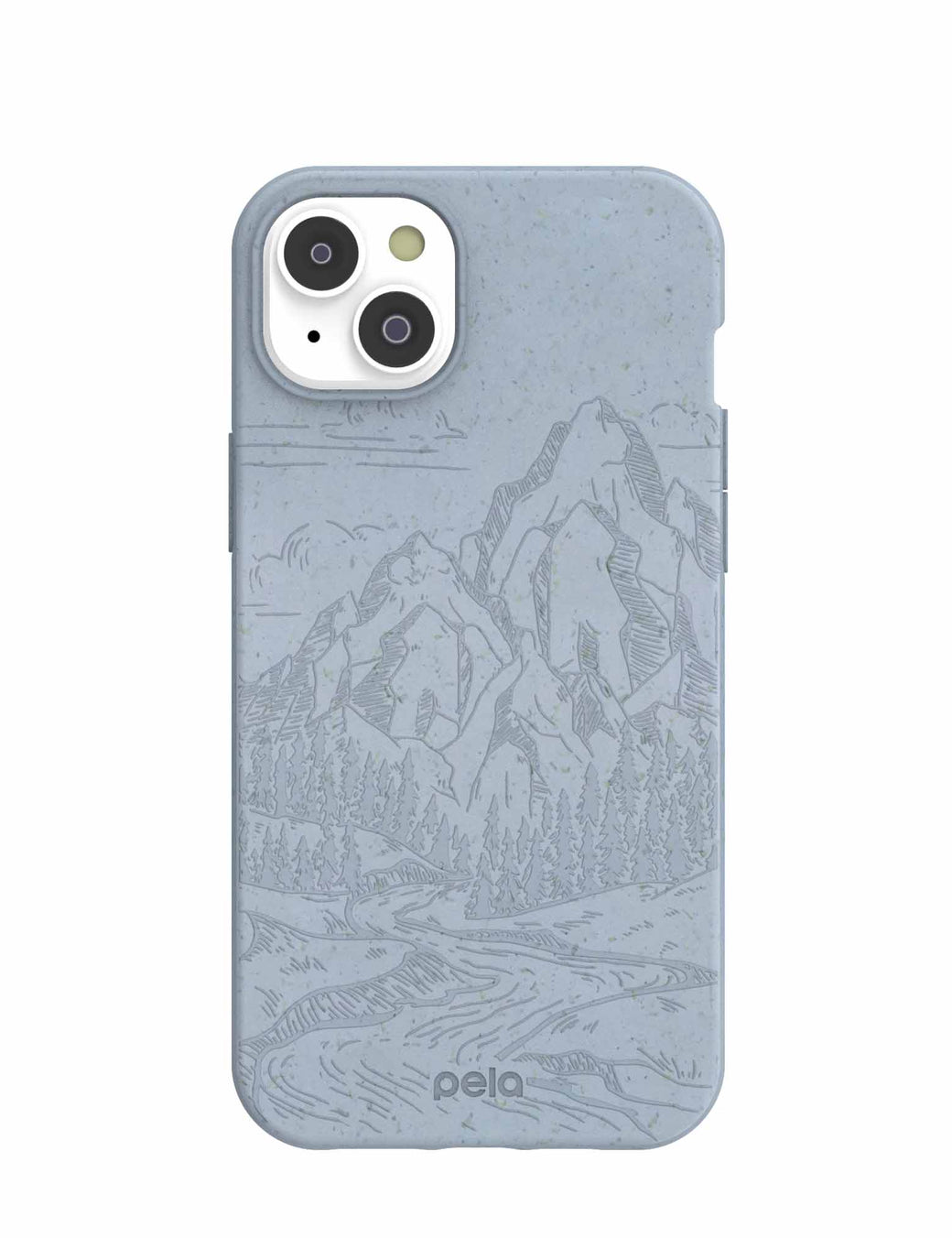 Powder Blue Rockies iPhone 14 Plus Case with MagSafe Module
