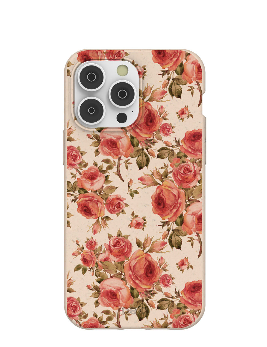 Seashell Rose Garden iPhone 14 Pro Max Case with MagSafe Module
