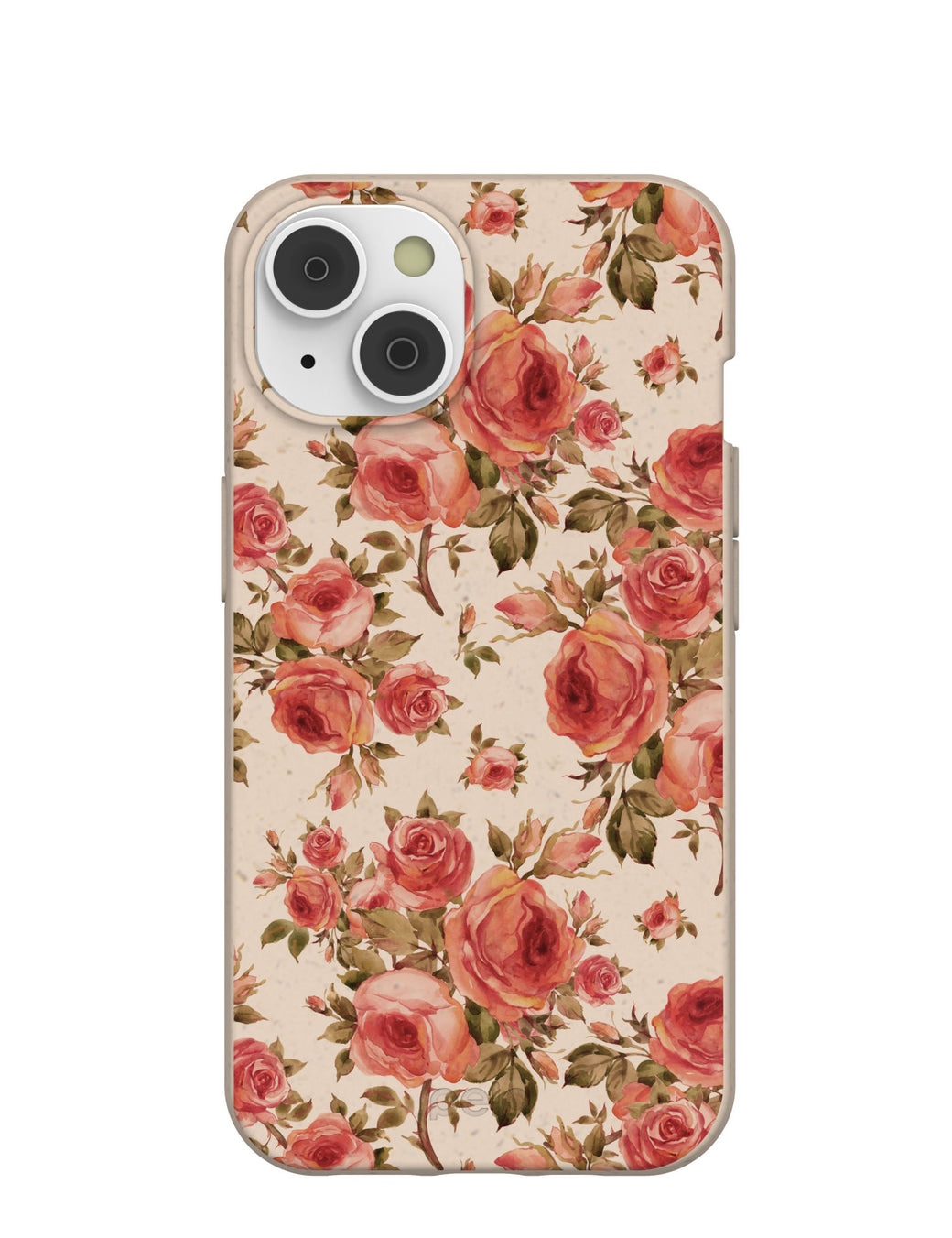 Seashell Rose Garden iPhone 14 Case with MagSafe Module