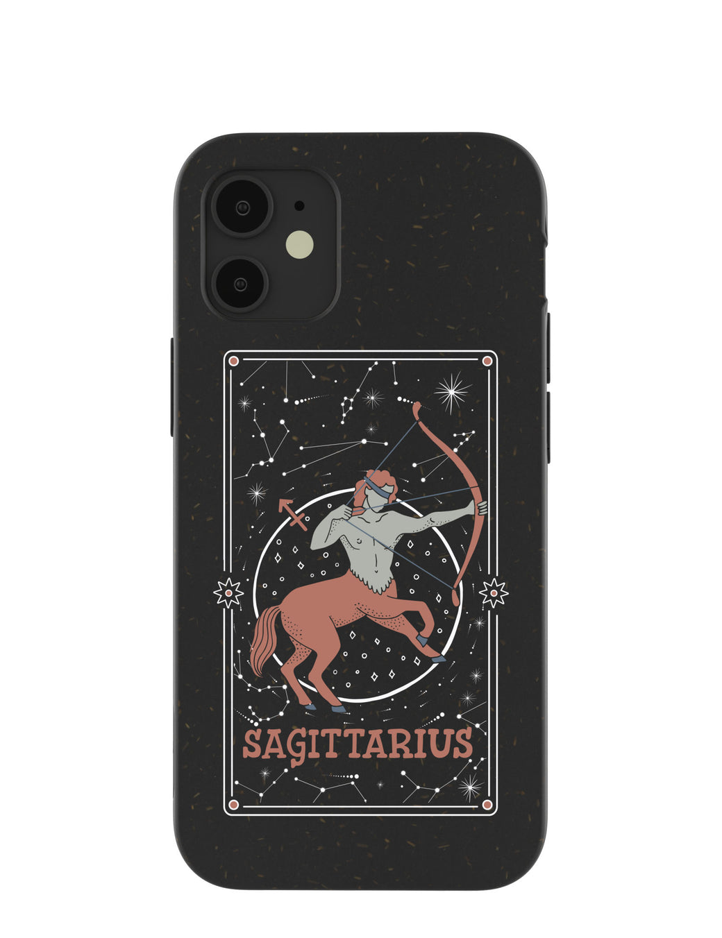 Black Sagittarius iPhone 12 Mini Case