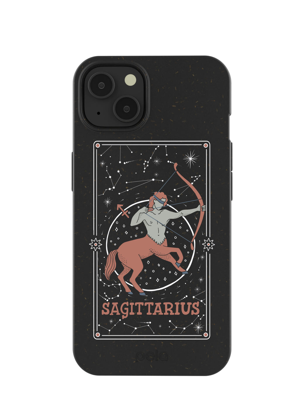Black Sagittarius iPhone 13 Case