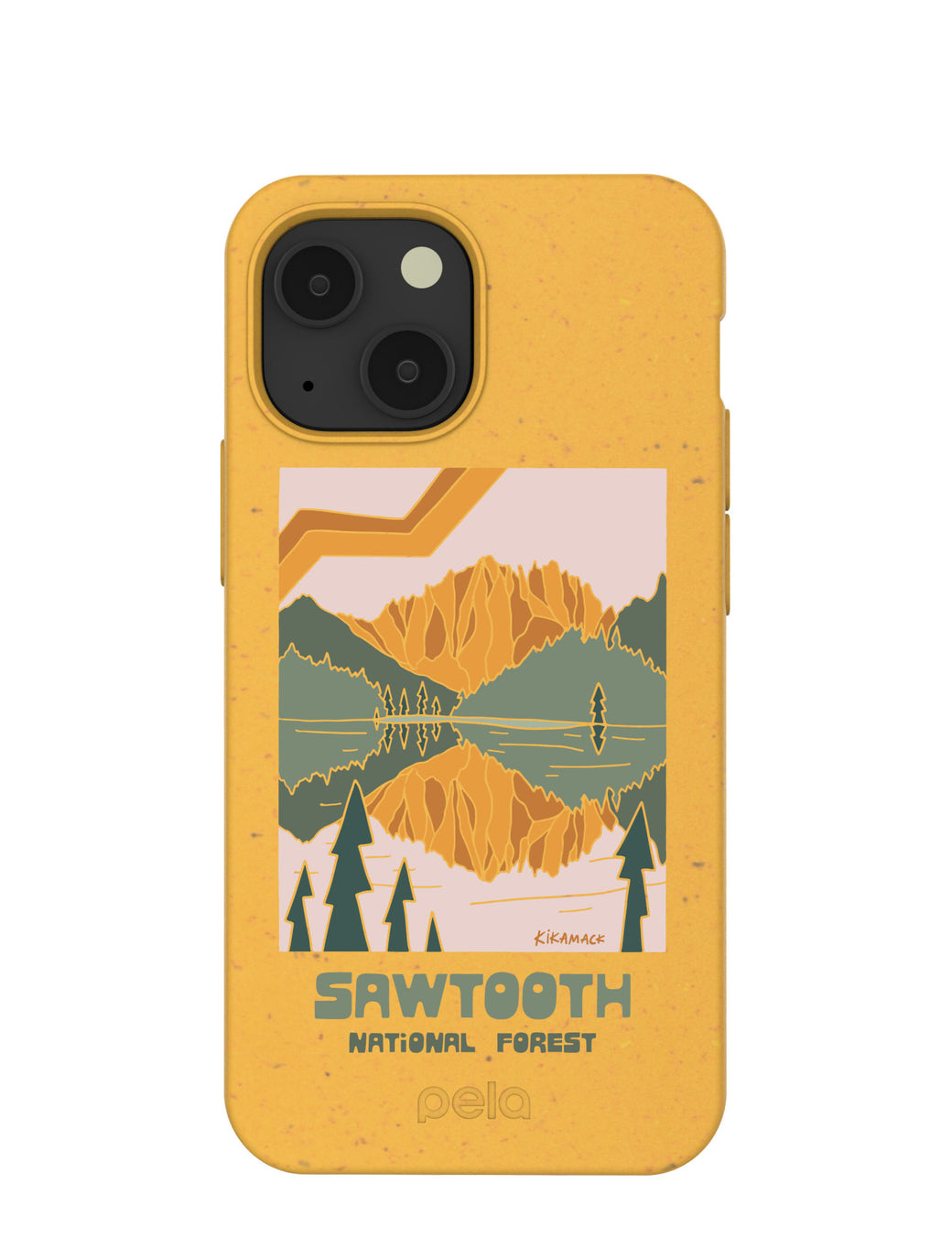 Honey Sawtooth iPhone 13 Mini Case