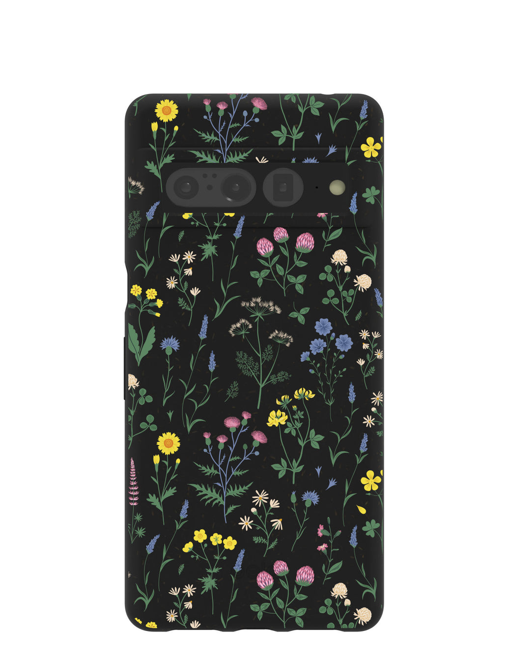 Black Shadow Blooms Google Pixel 7 Pro Case