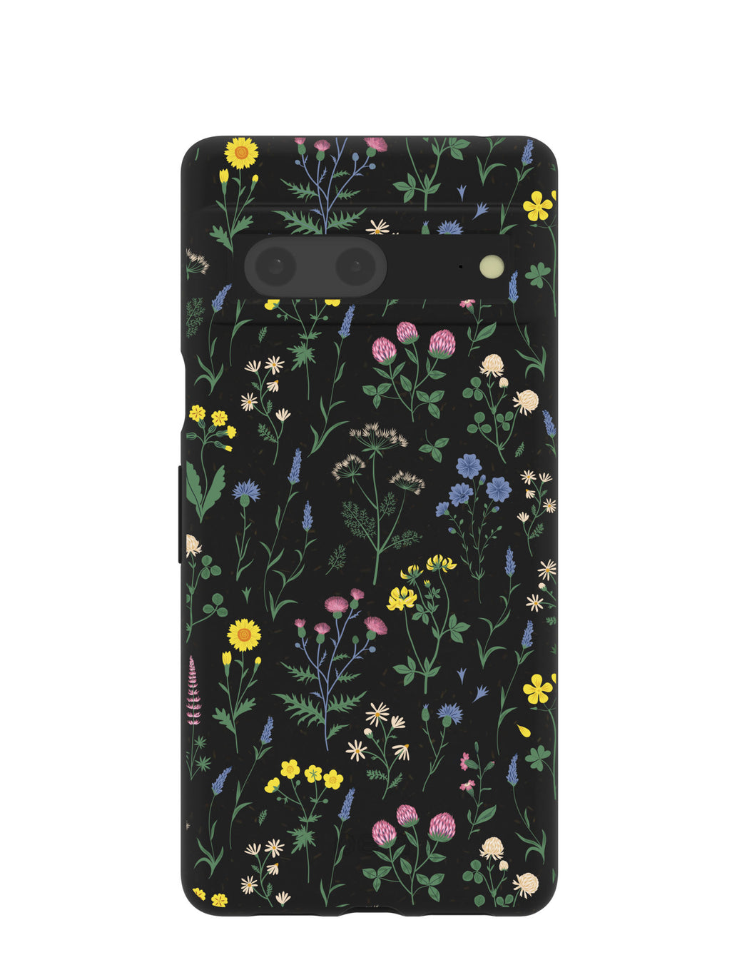 Black Shadow Blooms Google Pixel 7 Case