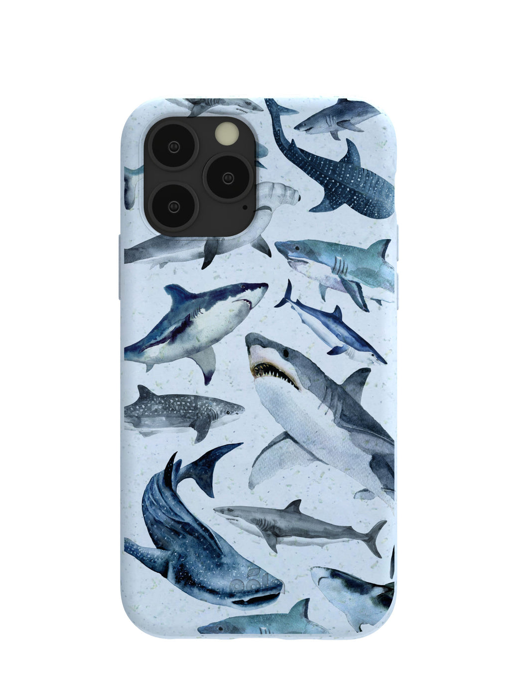 Powder Blue Sharks iPhone 11 Pro Case