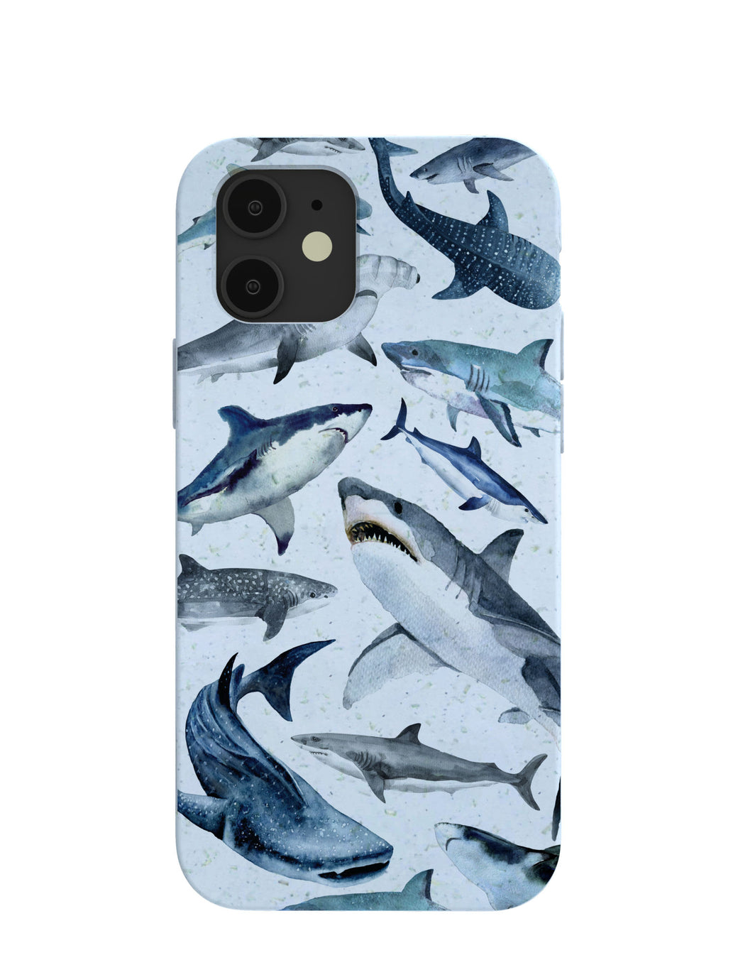 Powder Blue Sharks iPhone 12/ iPhone 12 Pro Case