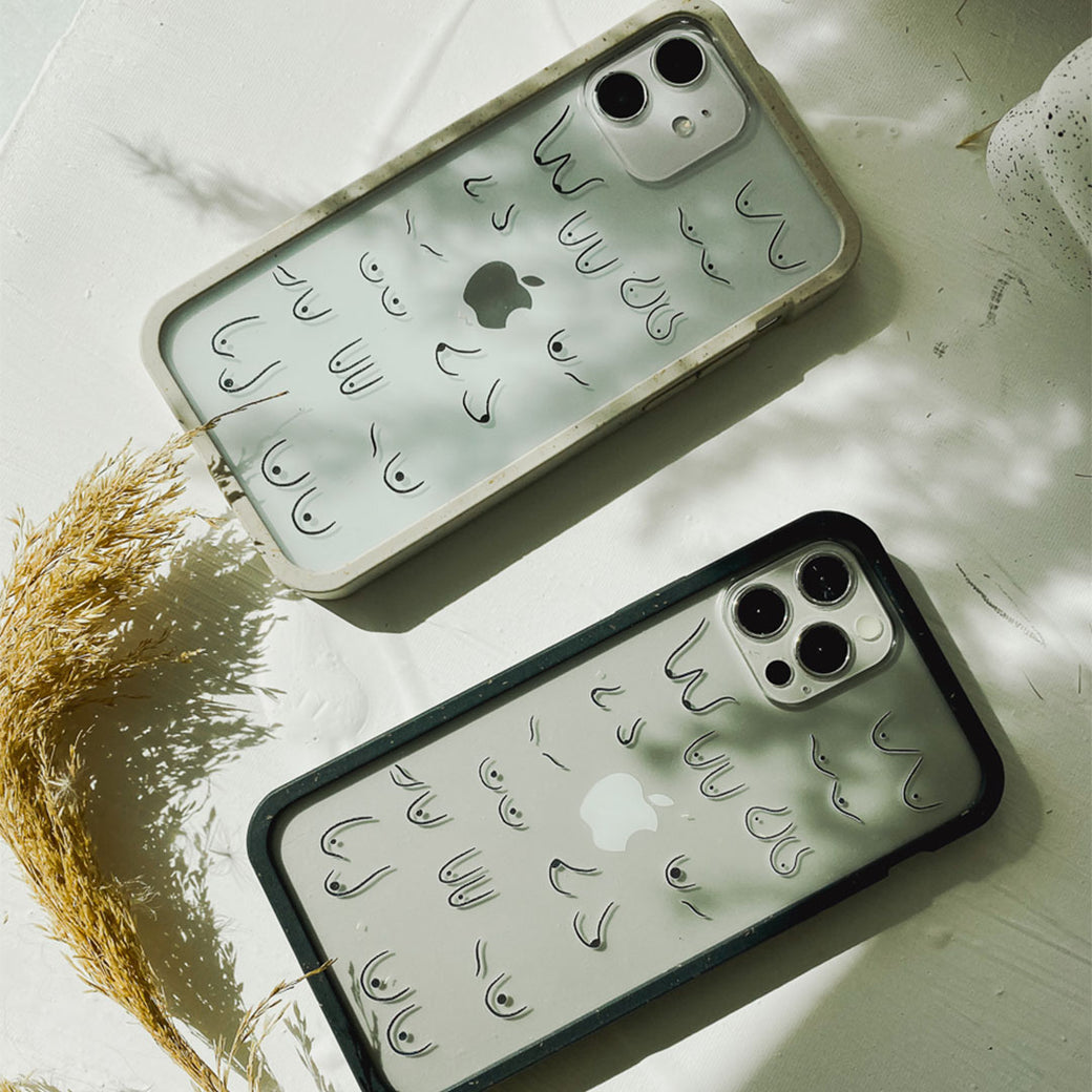 Clear Sister iPhone 12/ iPhone 12 Pro Case With London Fog Ridge