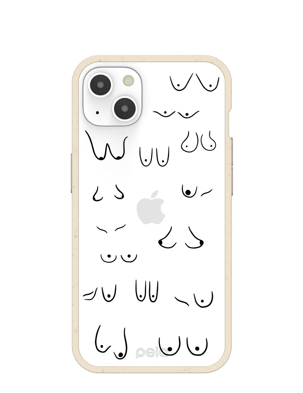 Clear Sister iPhone 13 Case With London Fog Ridge