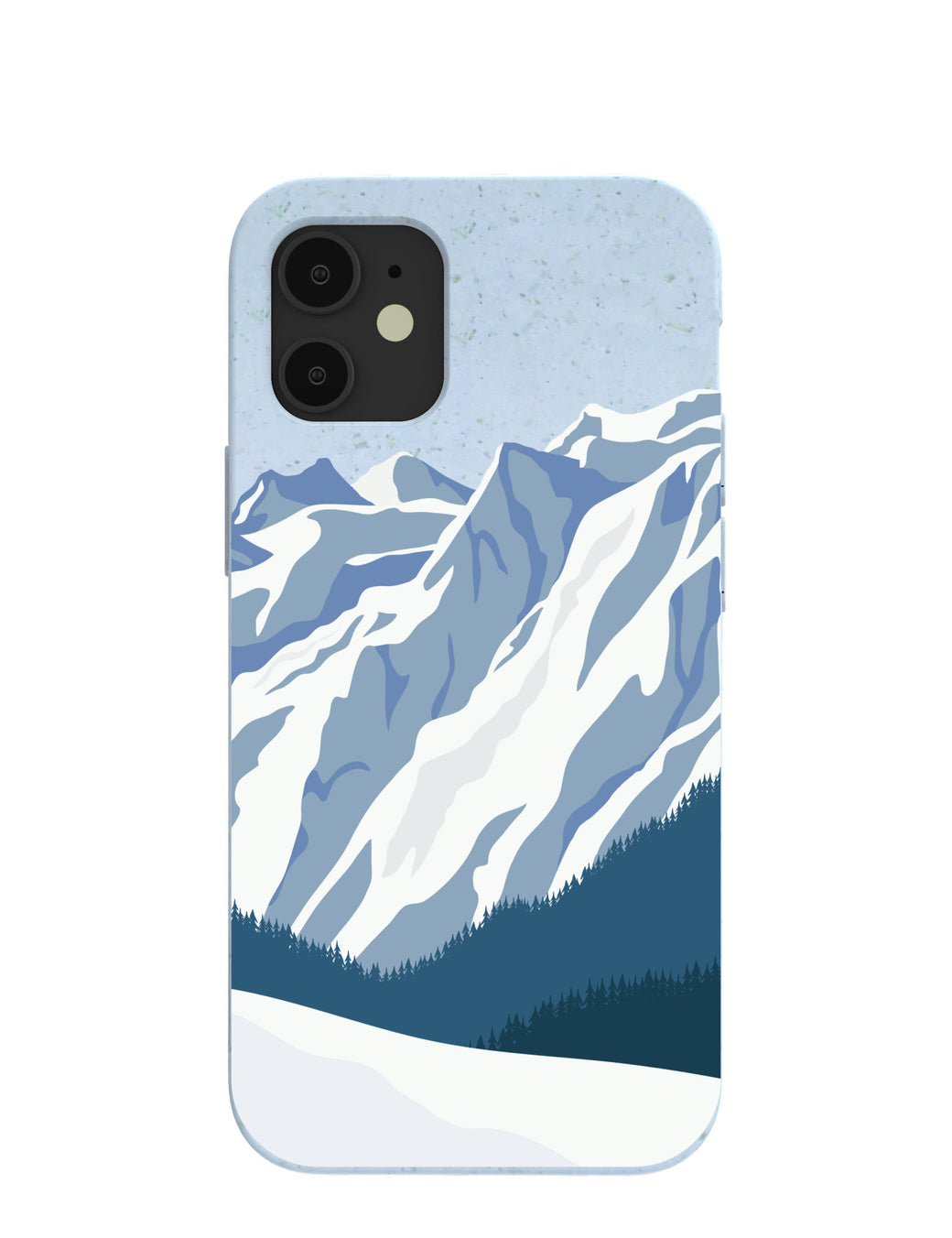 Powder Blue Slopes Calling iPhone 12 Mini Case