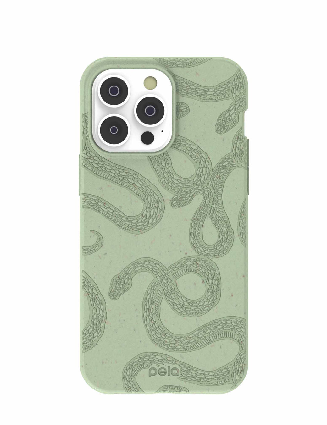 Sage Green Snaky iPhone 14 Pro Max Case with MagSafe Module