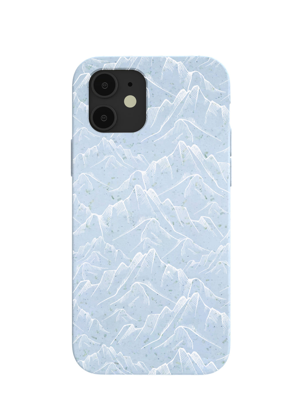 Powder Blue Snowy Mountains iPhone 12/ iPhone 12 Pro Case