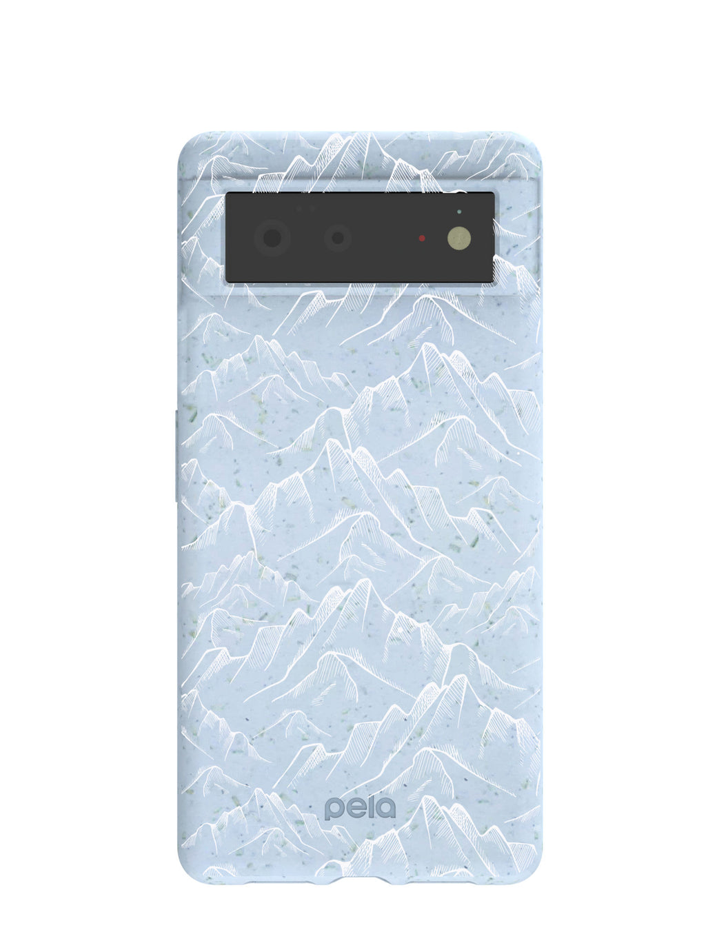 Powder Blue Snowy Mountains Google Pixel 6 Case