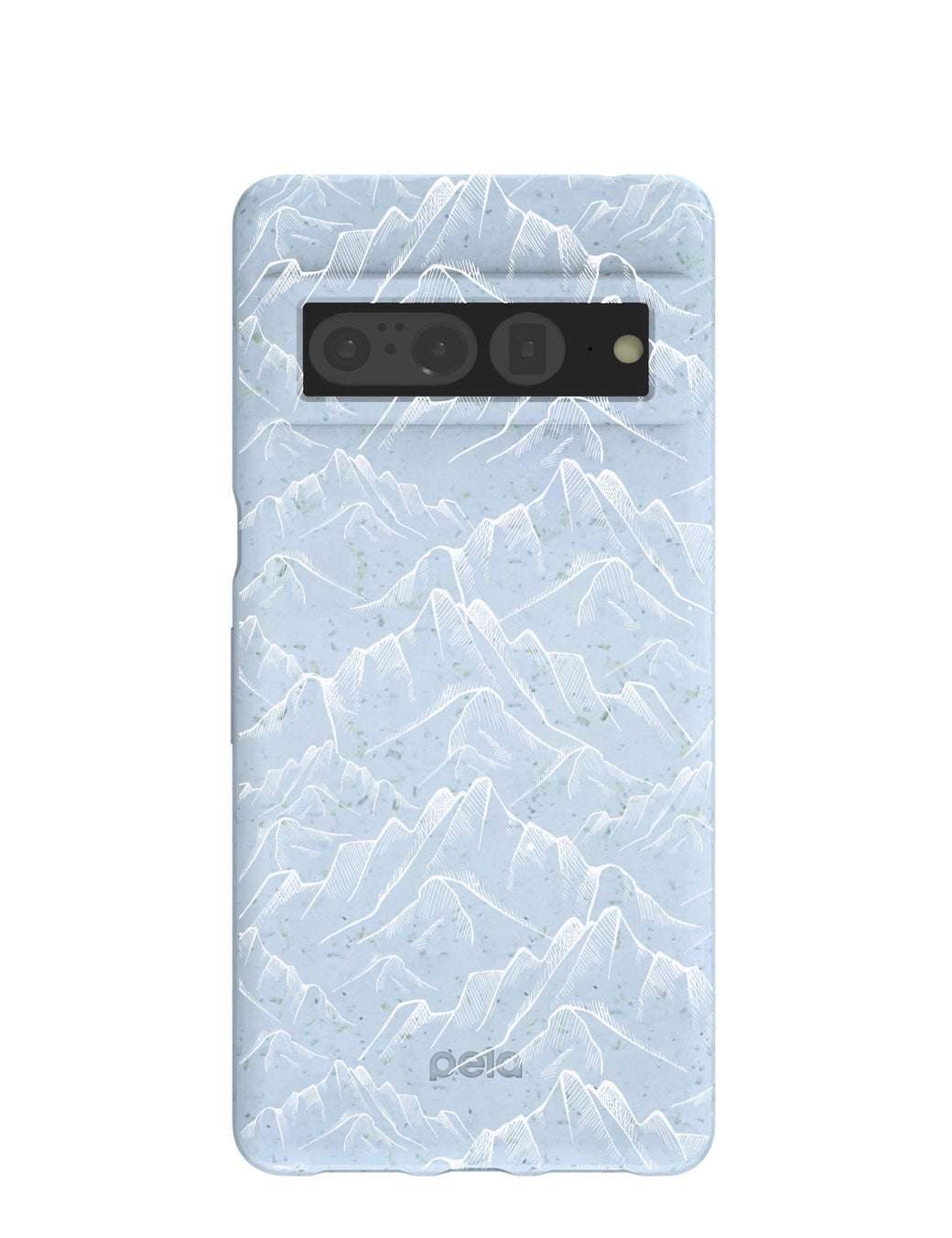 Powder Blue Snowy Mountains Google Pixel 7 Pro Case