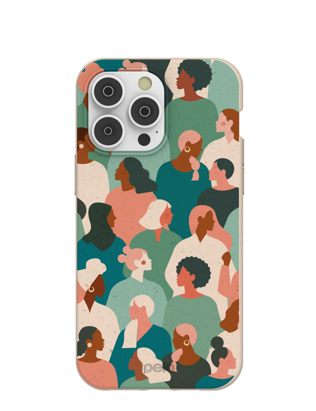 Seashell Solidarity iPhone 14 Pro Max Case with MagSafe Module