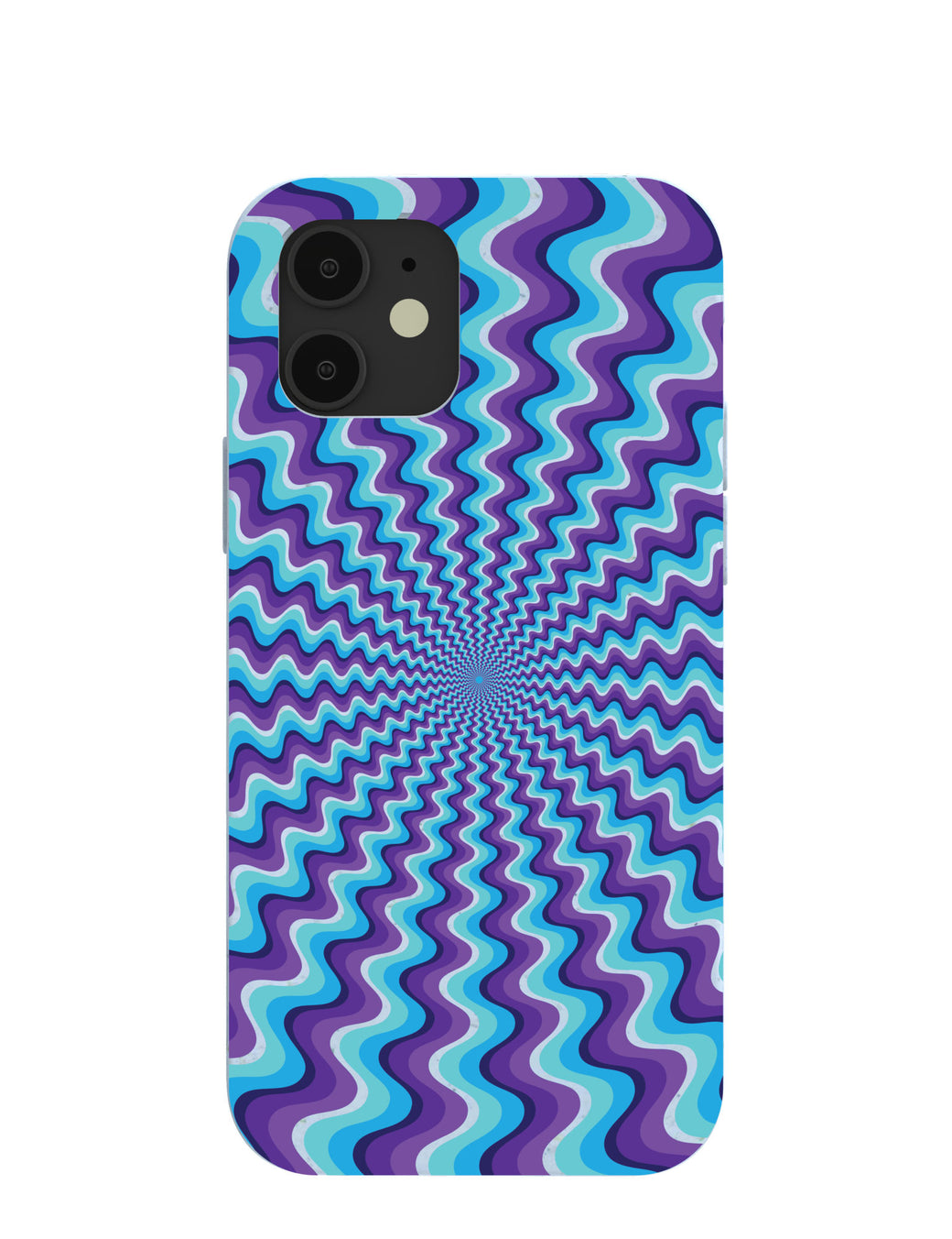 Powder Blue Spiral iPhone 12/ iPhone 12 Pro Case