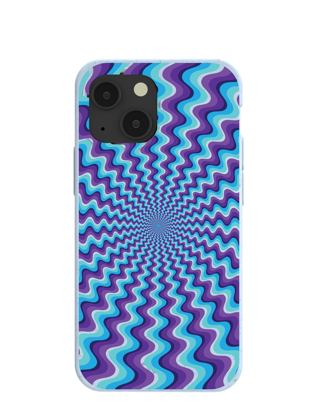 Powder Blue Spiral iPhone 13 Mini Case