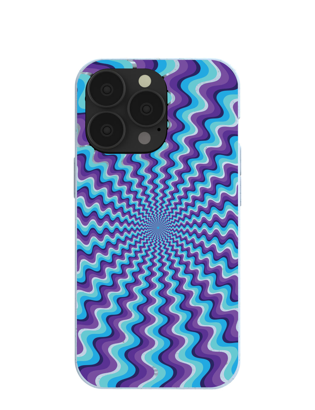 Powder Blue Spiral iPhone 13 Pro Case