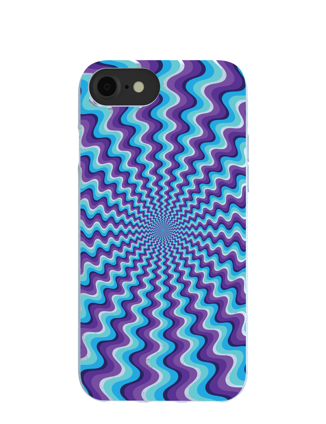 Powder Blue Spiral iPhone 6/6s/7/8/SE Case
