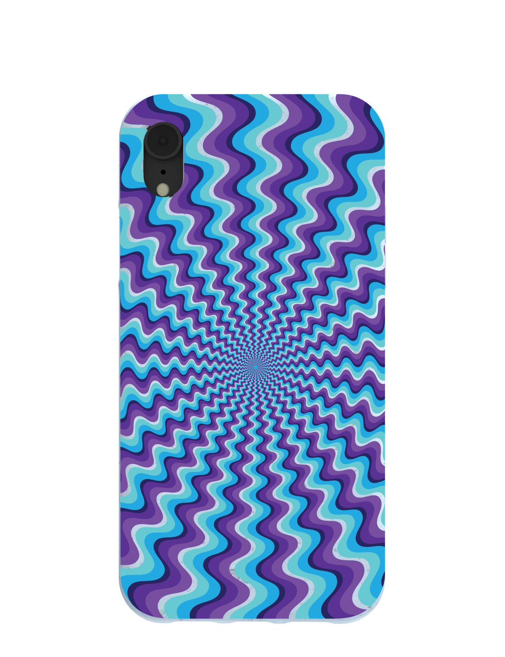 Powder Blue Spiral iPhone XR Case