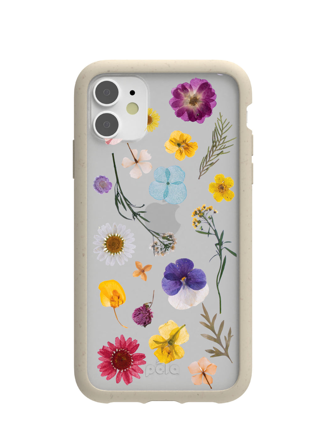 Clear Springtime iPhone 11 Case With London Fog Ridge