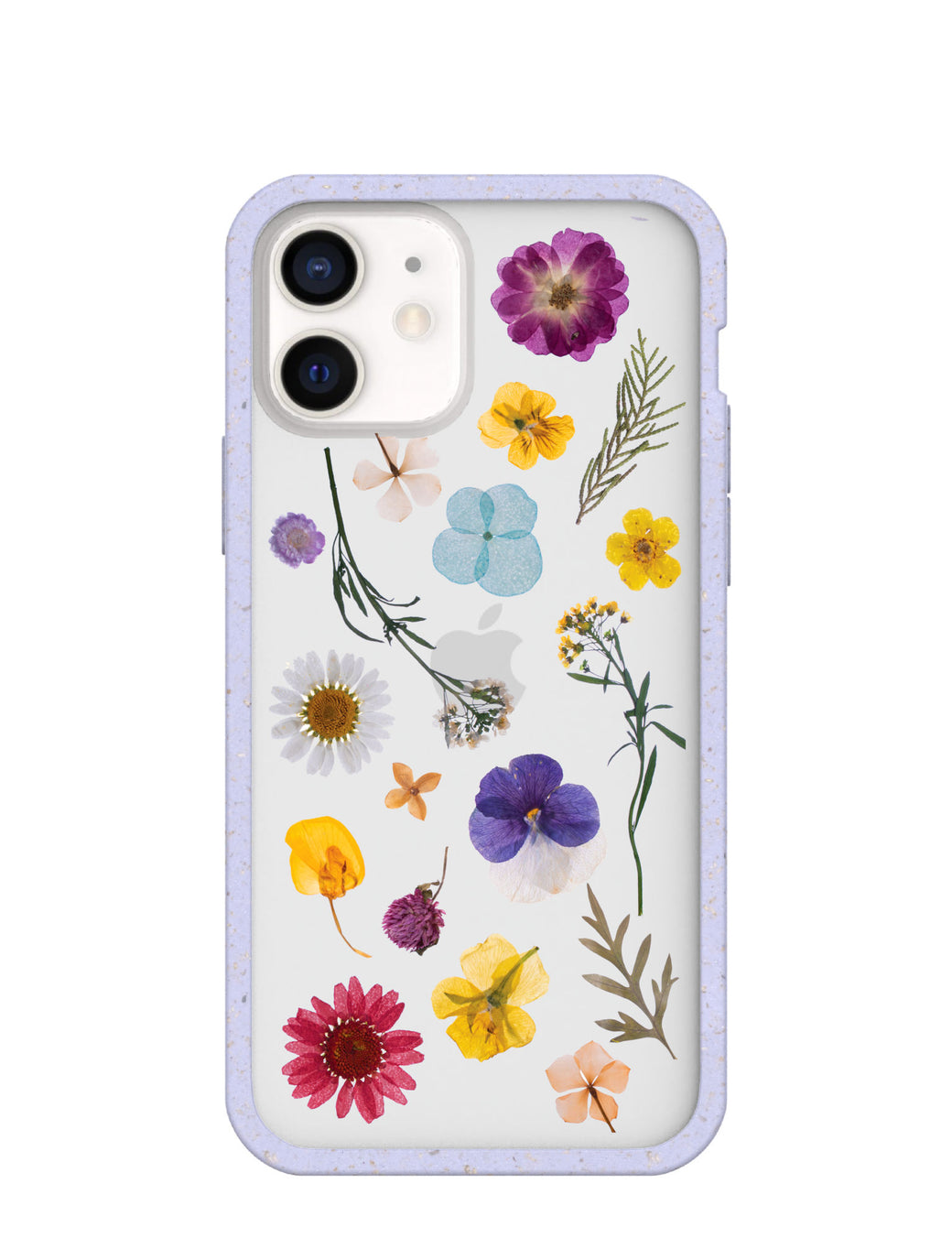 Clear Springtime iPhone 12/ iPhone 12 Pro Case With Lavender Ridge