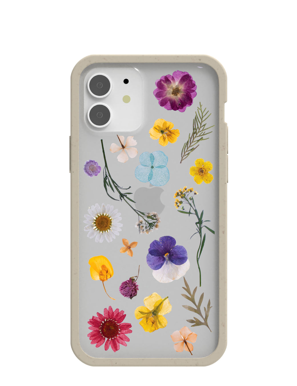 Clear Springtime iPhone 12/ iPhone 12 Pro Case With London Fog Ridge