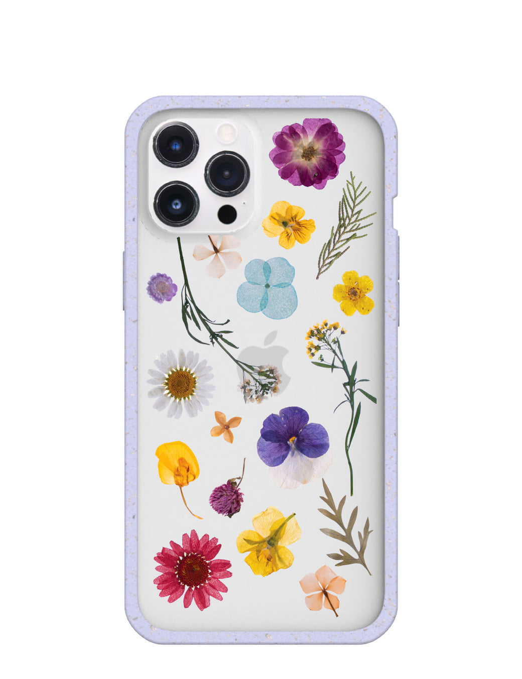 Clear Springtime iPhone 12 Pro Max Case With Lavender Ridge