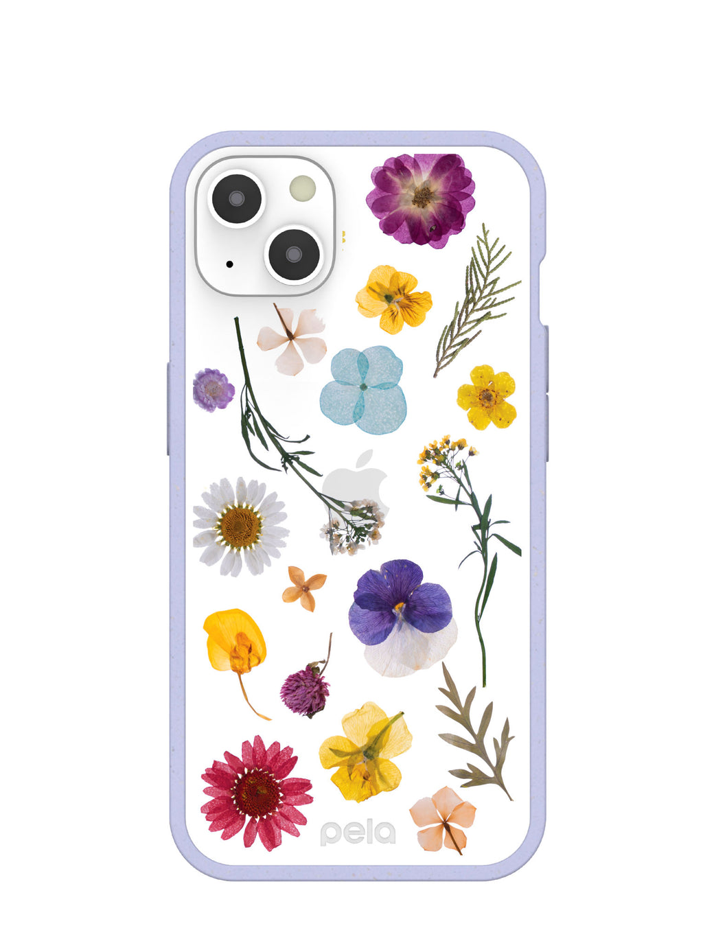 Clear Springtime iPhone 13 Case With Lavender Ridge