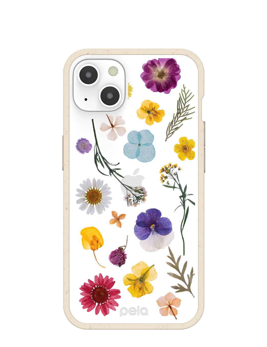 Clear Springtime iPhone 13 Case With London Fog Ridge