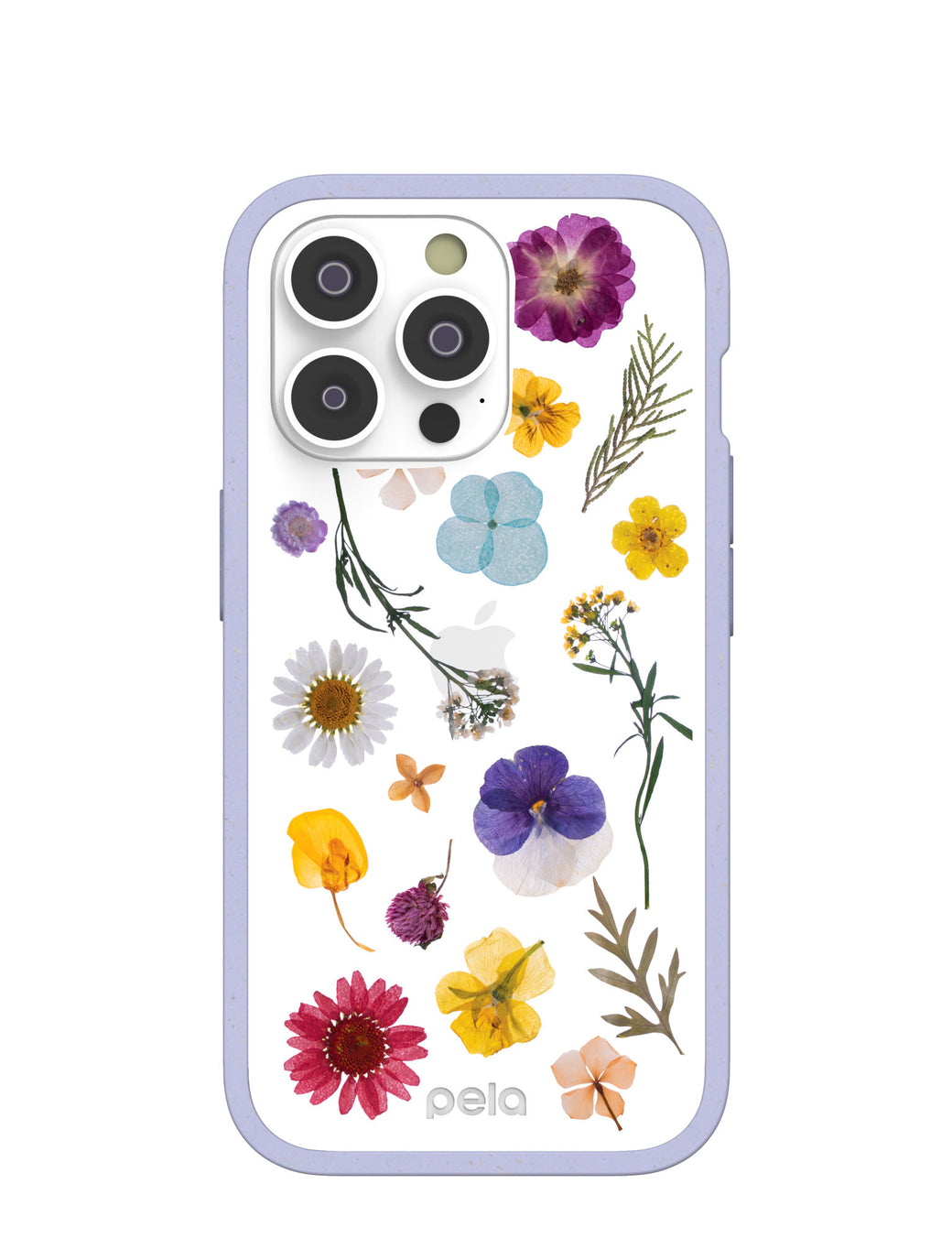 Clear Springtime iPhone 14 Pro Case With Lavender Ridge