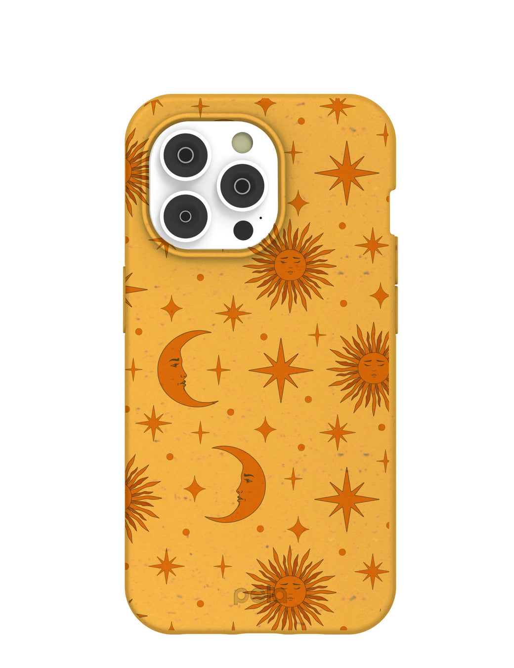 Honey Sun and Moon iPhone 14 Pro Case with MagSafe Module