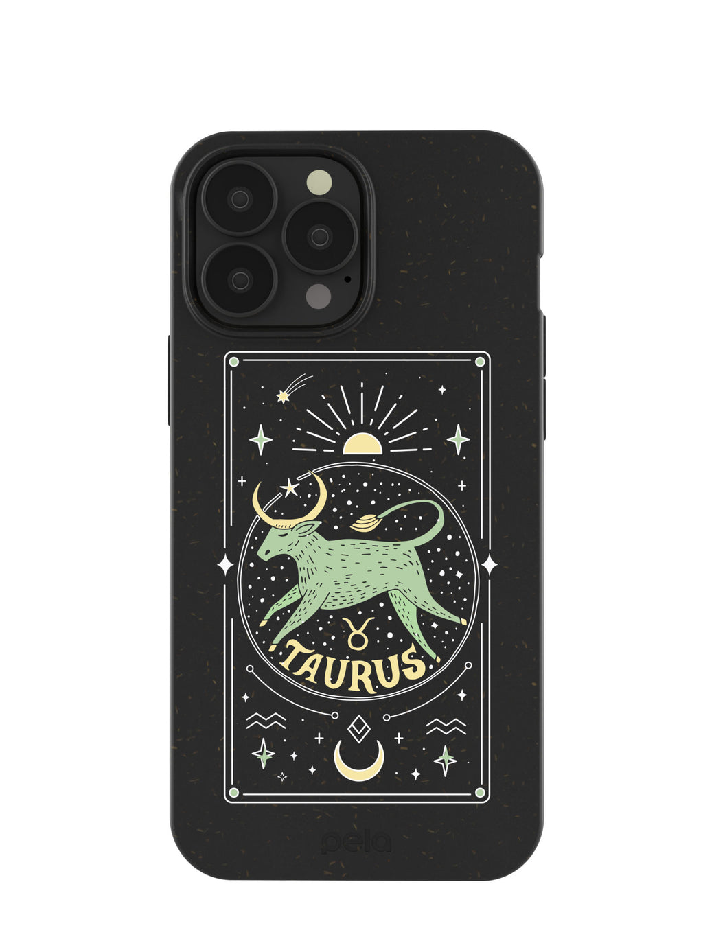 Black Taurus iPhone 13 Pro Max Case