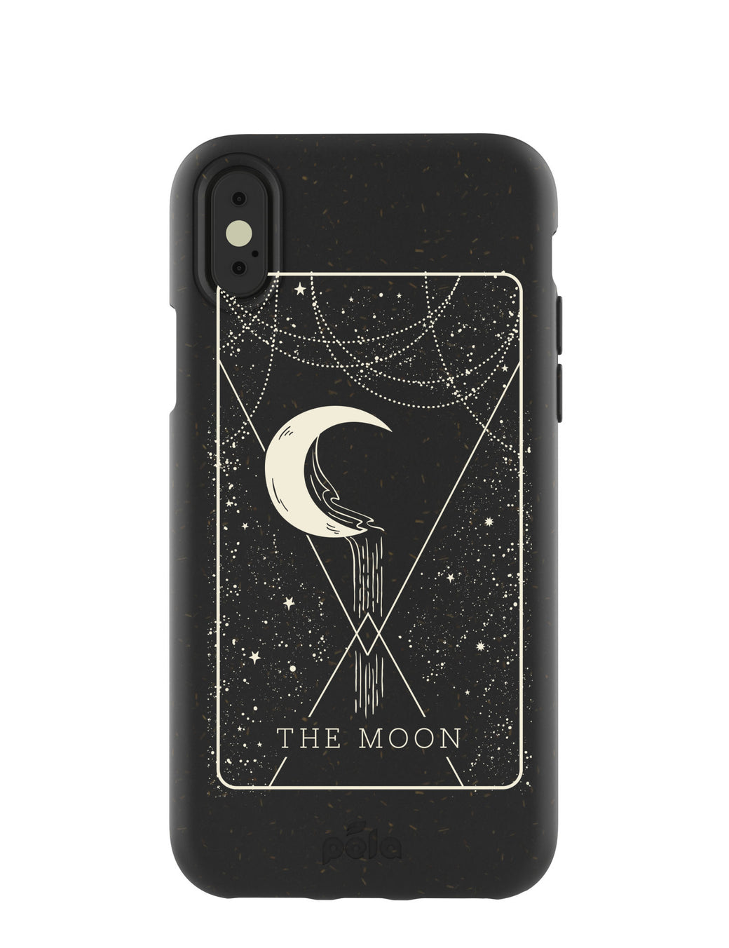 Black The Moon iPhone X Case