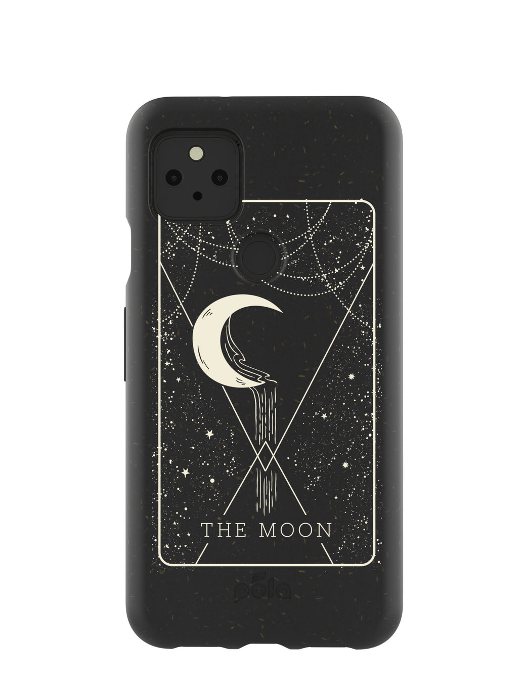Black The Moon Google Pixel 5 Case